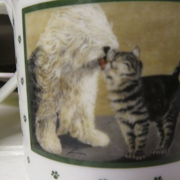 Vandor Lowell Herrero Cat & Dog Sugar Bowl & Creamer Vintage (DF91) - Picture 2 of 7